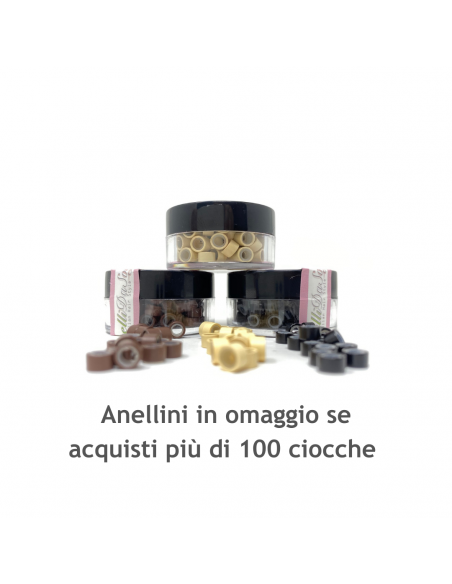Extension con Microring - ciocche capelli veri REMY