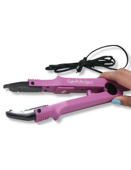 Pinza per applicazione a caldo