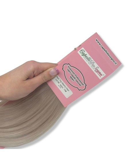 Extension con Cheratina Lisce - capelli veri REMY