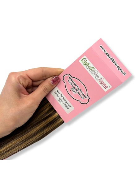 Extension con Cheratina Lisce - capelli veri REMY