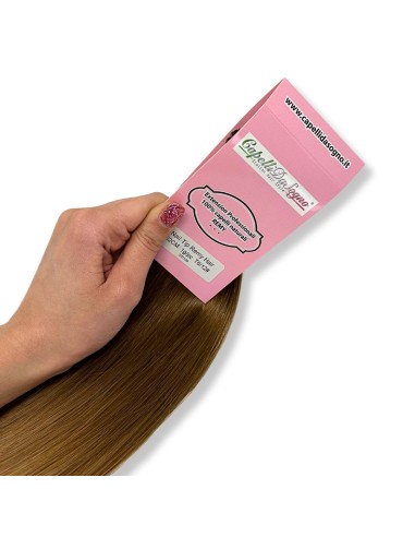 Extension con Cheratina Lisce - capelli veri REMY