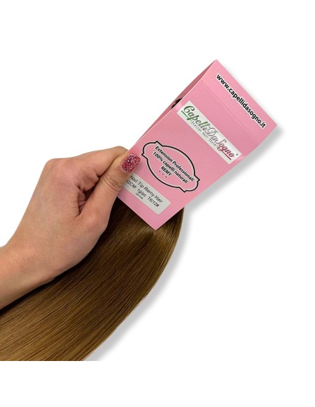 Extension con Cheratina Lisce - capelli veri REMY