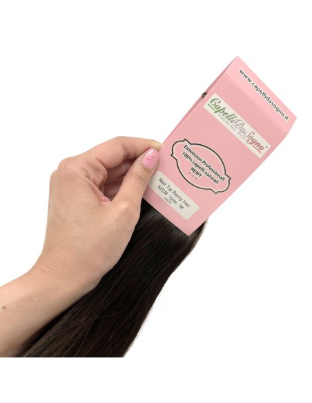 Extension con Cheratina Lisce - capelli veri REMY