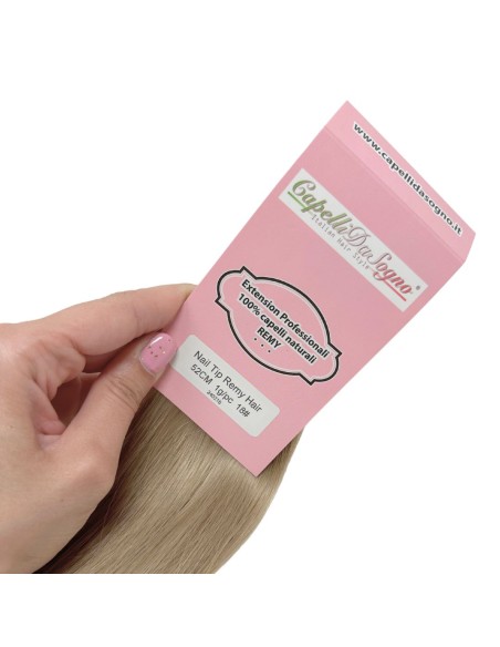 Extension con Cheratina Lisce - capelli veri REMY