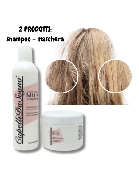 Shampoo e Maschera per extension cura e mantenimento