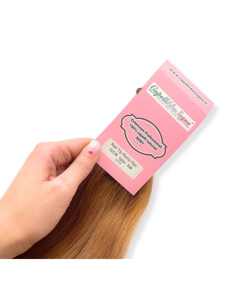 Extension con Cheratina Lisce - capelli veri REMY