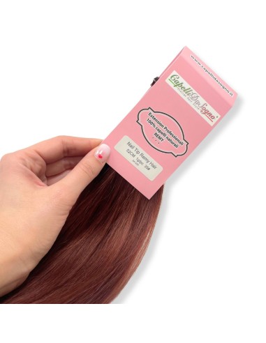 Extension con Cheratina Lisce - capelli veri REMY